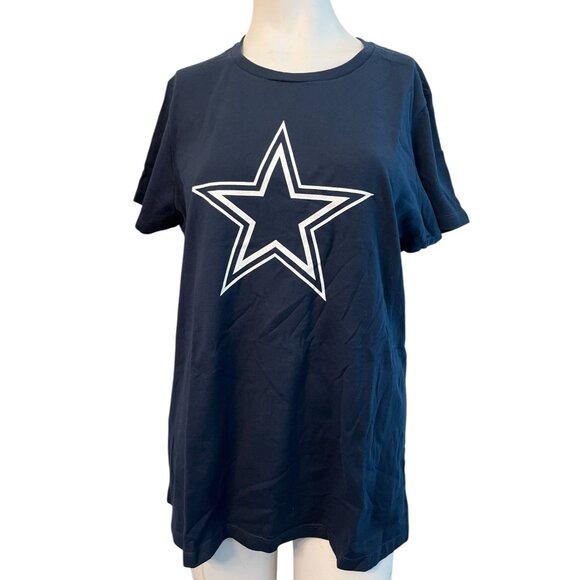 Dallas Cowboys Her Style Missy XXL Star Short Sleeve Football T Shirt NWT - Picture 1 of 5